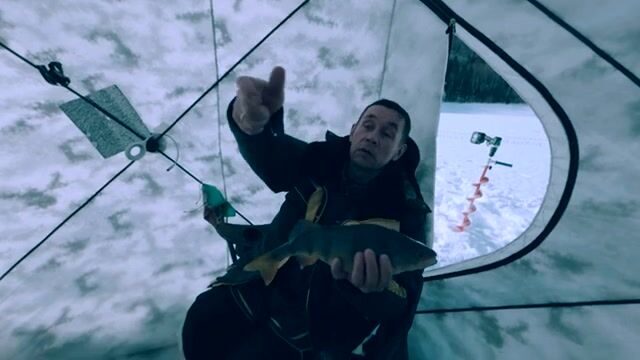 Зимняя рыбалка на Красноярском водохранилище