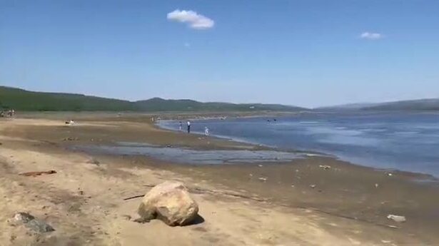 Улов Сергея во время пляжного отдыха в Печенге