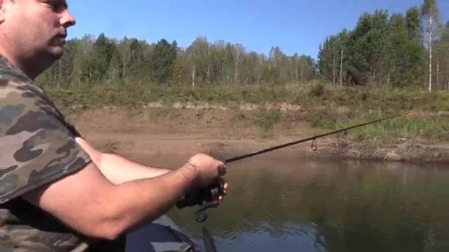 Ловля щуки с лодки на Красноярском водохранилище