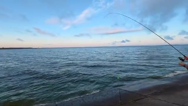Ветреный день на Горьковском водохранилище и переезд на Волгу