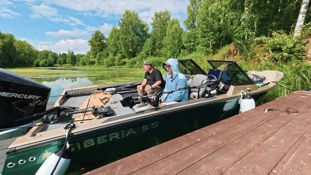 Вечерний выход за судаком с лодки на Горьковском водохранилище