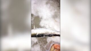 Навага на махалки в устье Унской губы