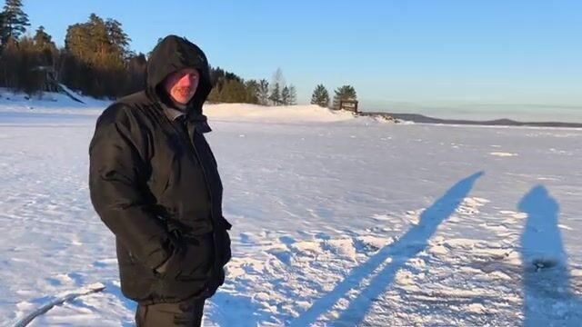 Пробный выезд с четырьмя удочками на Братском водохранилище