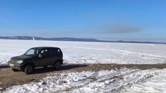 Пробный выезд с четырьмя удочками на Братском водохранилище