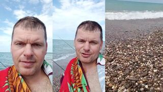 Теплый сентябрьский день на пляже в Новофёдоровке без единой поклевки