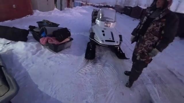 Ловля в Унской губе с палаткой и печкой