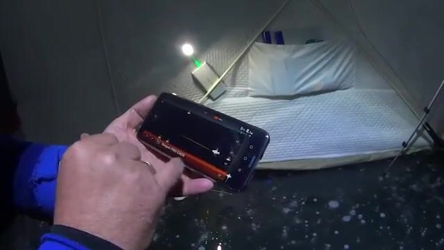 Ночная поимка леща Андреем в Бирюсинском заливе