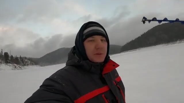 Пеший выход на первый лёд Бирюсинского залива