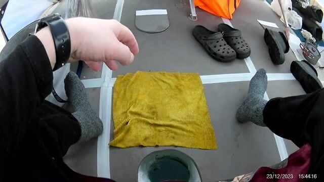 Мормышка гвоздекубик с мотылем по окуню и сороге в Бирюсинском заливе
