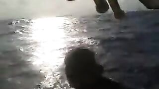 Поимка рыбы у Сан-Андреса в Колумбии