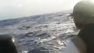 Поимка рыбы у Сан-Андреса в Колумбии