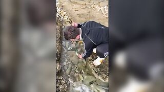 Побережье у Пулы и прыгающий тунец