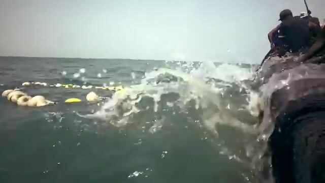 Тяжелый выход за сардиной в море у побережья Сенегала