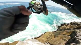Ловля маленьких кабрилий на джиг с одним крючком в Перу