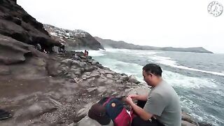 Первая поездка на морскую рыбалку в Пукусану с семьей