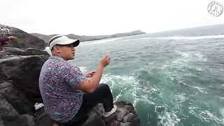 Первая поездка на морскую рыбалку в Пукусану с семьей
