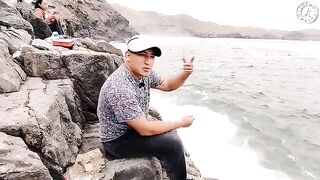 Первая поездка на морскую рыбалку в Пукусану с семьей