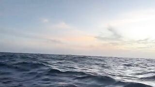 Поимка крупного тунца и возвращение в темноте у Тринидада