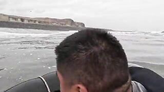Дневная ловля кабрильи и трамбойо на скалах в Барранке