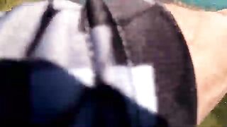 Небольшая барракуда с первого заброса и уход с частного берега на Сент-Китсе