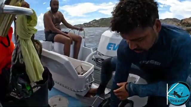 Подводная охота на лангустов и рифовую рыбу у Сен-Мартена