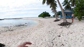 Береговая ловля на ныряющий воблер у отдаленного побережья Самоа