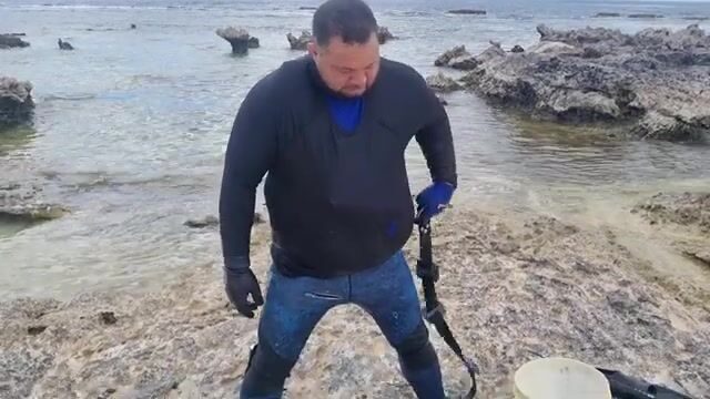 Подводная охота на острове Эуа в Тонга