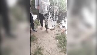 Семейная рыбалка на Одре во Вроцлаве
