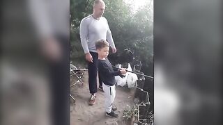 Семейная рыбалка на Одре во Вроцлаве