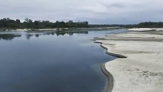 Сом 230 сантиметров из реки Одра в Польше с проводником