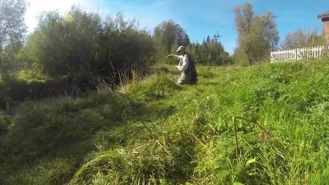 Ловля на маленькие нимфы натуральных цветов на реке Бялка, Польша