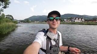 Сорок пустых минут и вечерние форели на нимфу на реке Дунаец