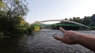 Сорок пустых минут и вечерние форели на нимфу на реке Дунаец