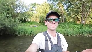 Сорок пустых минут и вечерние форели на нимфу на реке Дунаец