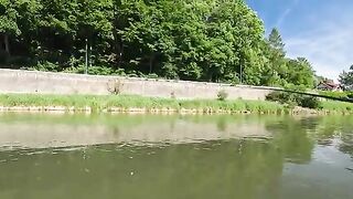 Сорок пустых минут и вечерние форели на нимфу на реке Дунаец