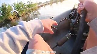 Карп 18 кг с понтона на Вильге Водной Краине в Польше