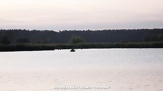 Карп 18 кг с понтона на Вильге Водной Краине в Польше