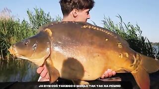 Карп 18 кг с понтона на Вильге Водной Краине в Польше
