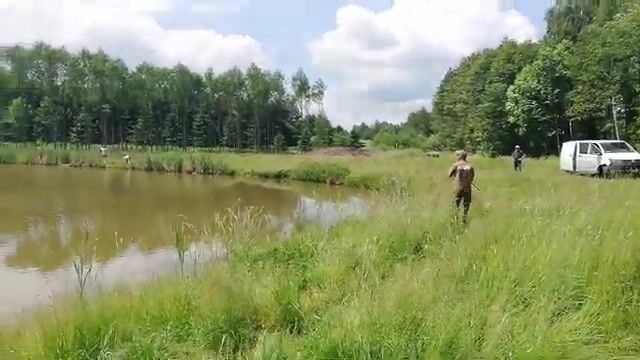 Смена места и зацеп на озере в Еленя-Гуре