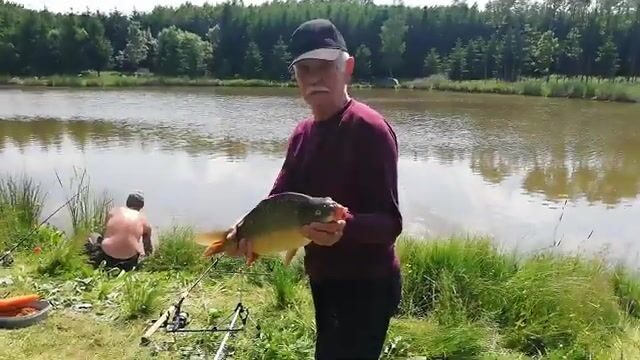 Смена места и зацеп на озере в Еленя-Гуре