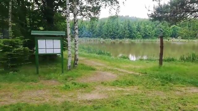 Смена места и зацеп на озере в Еленя-Гуре