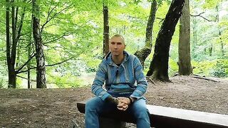 Маленький водоем в Польше со следами прошлых рыбалок
