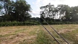 Мокрая мушка на форель и хариуса с Red Tag и Spider на реке Сан в Польше