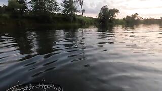 Мокрая мушка на форель и хариуса с Red Tag и Spider на реке Сан в Польше