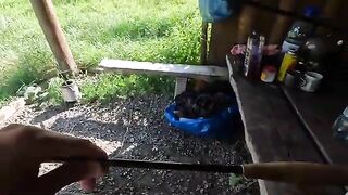 Мокрая мушка на форель и хариуса с Red Tag и Spider на реке Сан в Польше