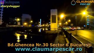 Уличная рыбалка на хлеб у моста Грозэвешть на реке Дымбовица