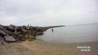 Кефаль после мелких бычков на лиманского червя в Констанце