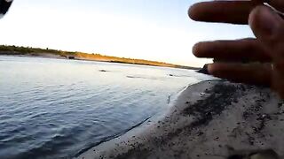 Крупный дорадо на водохранилище Пальмар в Уругвае