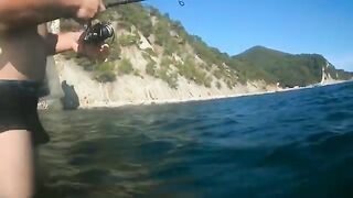 Прасковеевка под Геленджиком: море у Паруса и рыболовный день