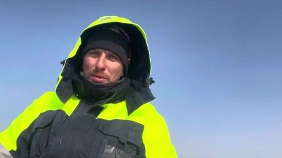 Ловля наваги в бухте Труда на Русском острове